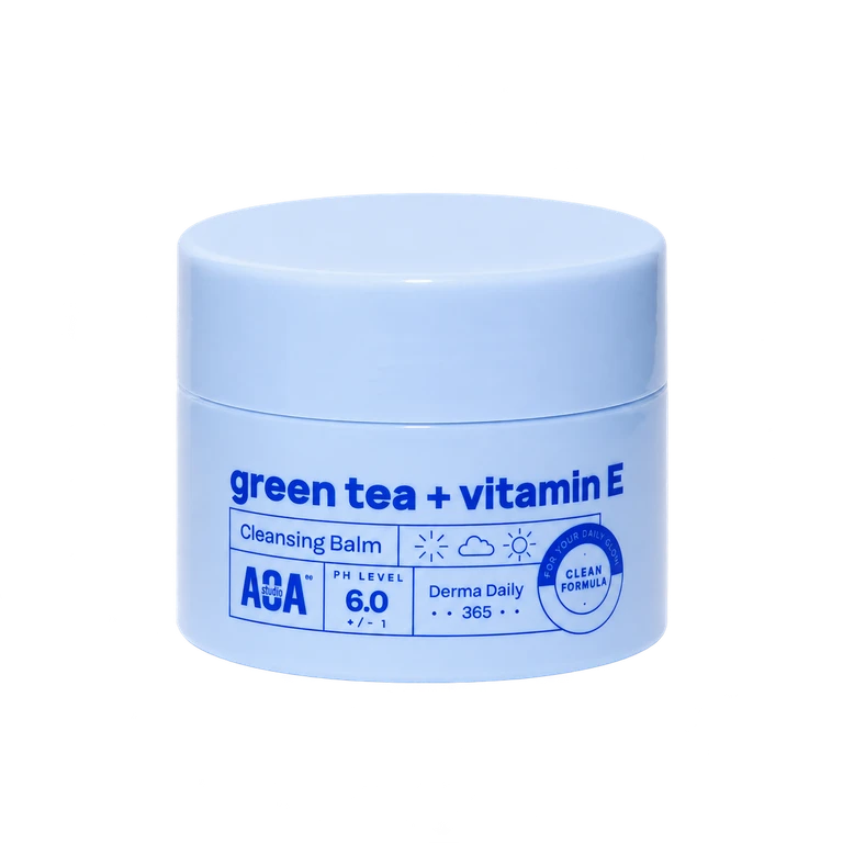 AOA Skin Green Tea + Vitamin E Cleansing Balm product photo